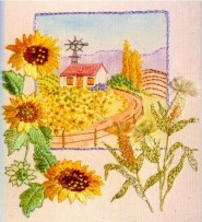 Дом с подсолнухами. Sunflower Farm