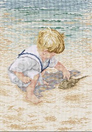 Мальчик с крабом (Boy With Horseshoe Crab). 029-0047