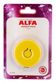 Сантиметр - рулетка желтая ALFA