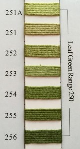Needlepoint  254.    - Leaf Green