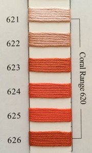 Needlepoint  624.    Coral