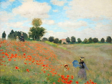 Poppies Near Argenteuil, 1873