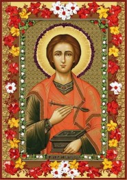 Икона. Святой Великомученик и Целитель Пантелеимон
