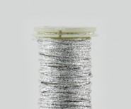 Нить металлизированная Iron On. Цвет серебряный (Silver) 6020