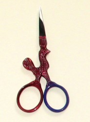 Ножницы Dinky-Dyes. Пурпурно-красный петушок